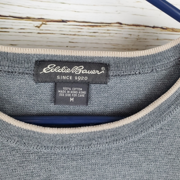 Eddie Bauer Grey Knit Shirt - Picture 3 of 4